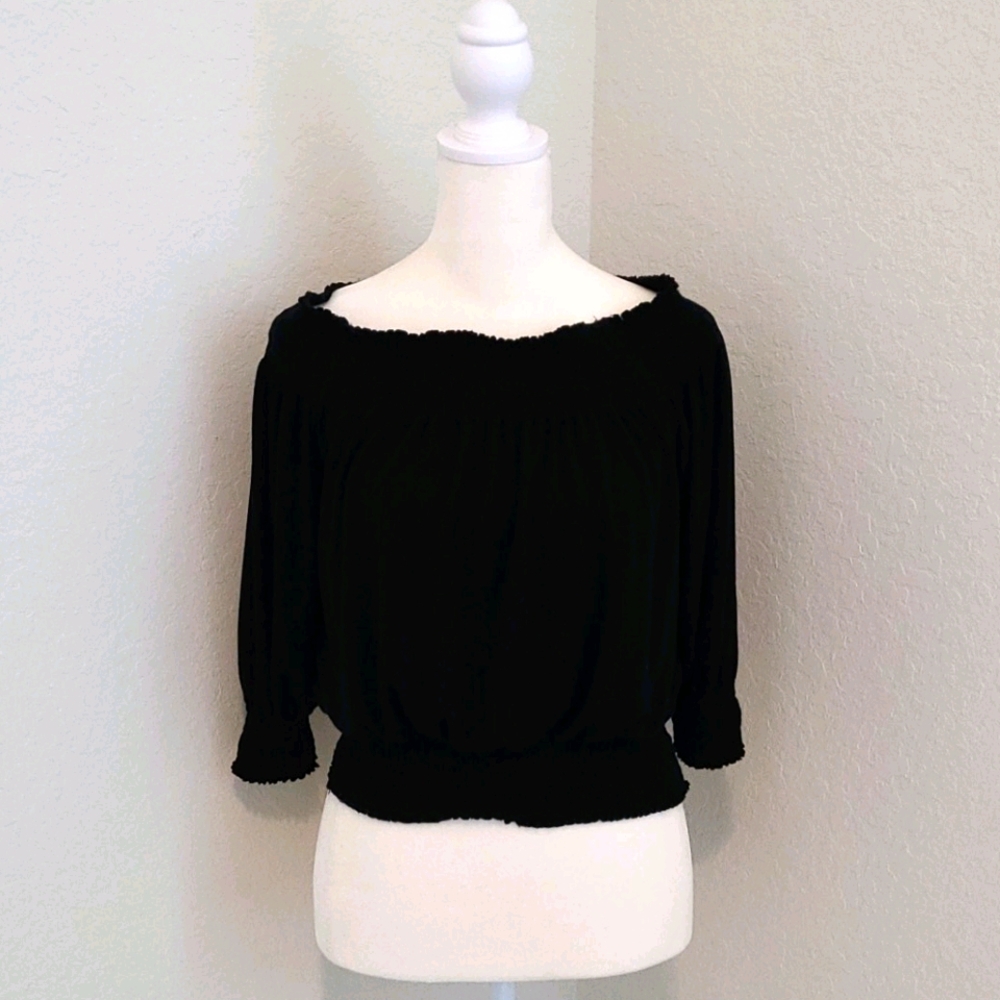 Moda International Peasant Blouse